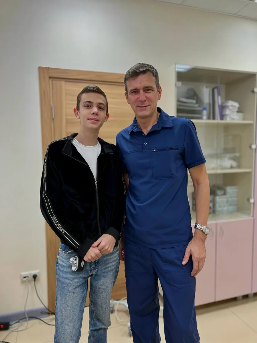 Тимошенко С. В. с юным пациентом